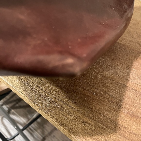 Dooney & Bourke Florentine Logo Lock Brown Leather Hobo Bag w/Dust Bag Pls Read - Picture 10 of 16